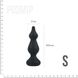 Анальна пробка Adrien Lastic Amuse Mini Black (S) з двома переходами, макс. діаметр 3 см AD20289 фото 2