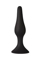 Анальна пробка з присоскою MAI Attraction Toys №34 Black, довжина 12,5см, діаметр 3,2см SO5010 фото