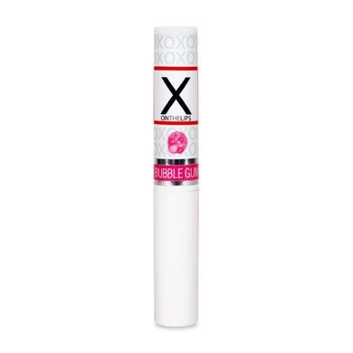 Стимулирующий бальзам для губ унисекс Sensuva - X on the Lips Bubble Gum с феромонами, жвачка SO4462 фото