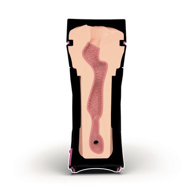 Мастурбатор-вагіна Mystim O(h) PUSH ME Vagina, можна стискати та регулювати вакуум SO8147 фото