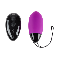 Мощное виброяйцо Alive Magic Egg MAX Violet с пультом ДУ, мощное AL40623 фото