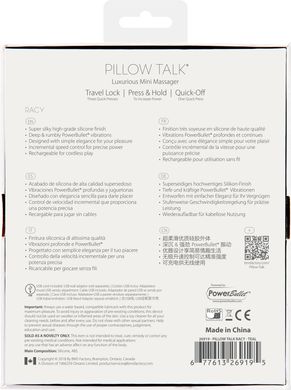 Роскошный вибратор Pillow Talk - Racy Teal с кристаллом Сваровски для точки G, подарочная упаковка SO2720 фото