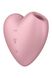 Вакуумный стимулятор-сердечко с вибрацией Satisfyer Cutie Heart Light Red SO6286 фото 1