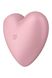 Вакуумный стимулятор-сердечко с вибрацией Satisfyer Cutie Heart Light Red SO6286 фото 5