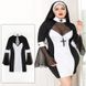 Еротичний костюм черниці JSY «Грішниця Лола» Plus Size Black, сукня, хрест, апостольник SO8359 фото 6