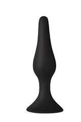 Анальная пробка на присоске MAI Attraction Toys №33 Black, длина 11,5cм, диаметр 3см SO5012 фото