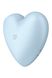 Вакуумный стимулятор-сердечко с вибрацией Satisfyer Cutie Heart Blue SO6287 фото 5