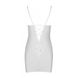 Сорочка з вирізами на грудях + стрінги LOVELIA CHEMISE white L/XL - Passion SO4762 фото 6