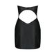 Мини-платье из экокожи Passion Celine Chemise 4XL/5XL black, шнуровка, трусики в комплекте SO7061 фото 8