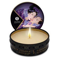 Масажна свічка Shunga Mini Massage Candle – Exotic Fruits (30 мл) з афродизіаками SO2518 фото