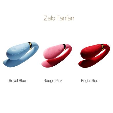 Смартвибратор для пар Zalo — Fanfan Bright Red SO6670 фото