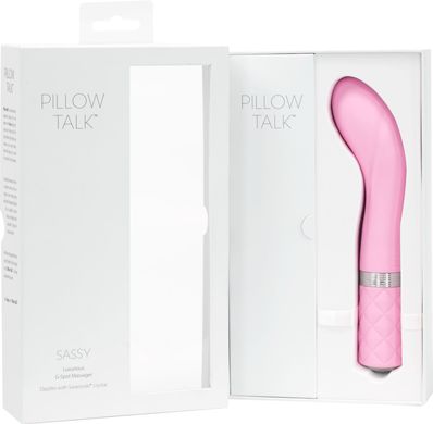 Роскошный вибратор Pillow Talk - Sassy Pink с кристаллом Сваровски для точки G, подарочная упаковка SO2723 фото