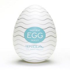 Мастурбатор яйцо Tenga Egg Wavy (Волнистый) E21515 фото