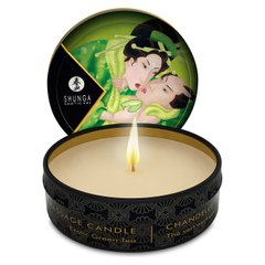 Массажная свеча Shunga Mini Massage Candle - Exotic Green Tea (30 мл) с афродизиаками SO2521 фото