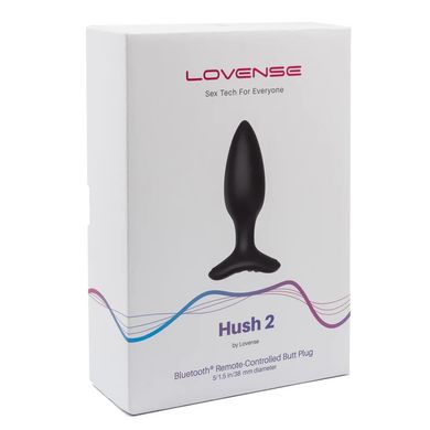 Анальная смарт-вибропробка Lovense Hush 2, размер S SO6350 фото
