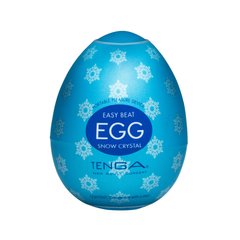 Мастурбатор-яйце Tenga Egg Snow Crystal з охолоджувальним лубрикантом SO8063 фото