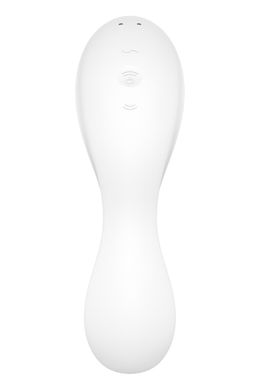 Вакуумний смарт-стимулятор із вібрацією Satisfyer Curvy Trinity 5 (White), керування зі смартфона SO6725 фото