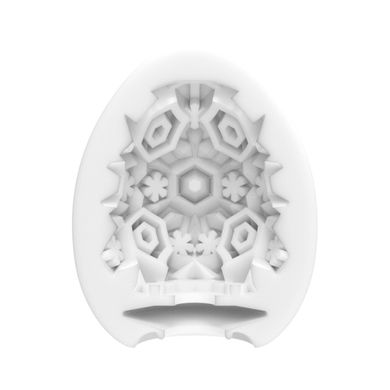 Мастурбатор-яйце Tenga Egg Snow Crystal з охолоджувальним лубрикантом SO8063 фото