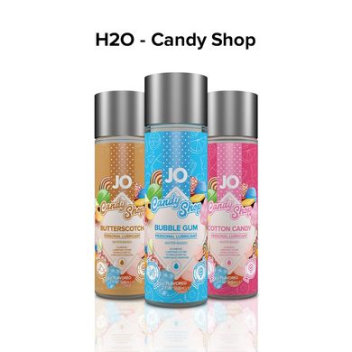 Лубрикант на водній основі System JO H2O — Candy Shop — Bubblegum (60 мл) без цукру та парабенів SO2619 фото