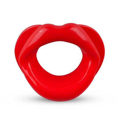 Силіконова капа-розширювач для рота у формі губ / капа-губи XOXO Blow Me A Kiss Mouth Gag - Red SO5126 фото