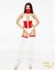 Эротический костюм медсестры “Развратная Аэлита” XS-S, боди на молнии, маска, чулочки SO3520 фото 1