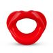 Силиконовая капа-расширитель для рта в форме губ / капа-губы XOXO Blow Me A Kiss Mouth Gag - Red SO5126 фото 1