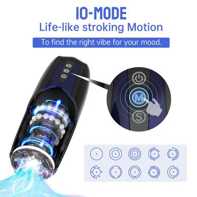 Інтерактивний смарт мастурбатор Magic Motion Xone, імітація фрикцій, 10 режимів, кнопка турбо SO8221 фото
