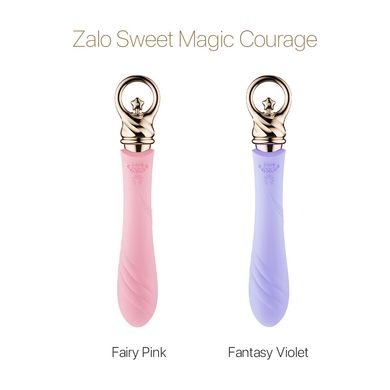 Вібратор для точки G із підігрівом Zalo Sweet Magic - Courage Fairy Pink SO6674 фото