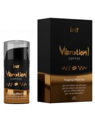 Рідкий вібратор Intt Vibration Coffee (15 мл), густий гель, дуже смачний, діє до 30 хвилин SO3511 фото