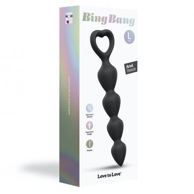 Анальная цепочка Love To Love BING BANG L - BLACK ONYX SO5083 фото