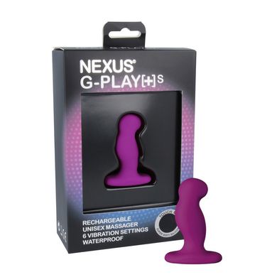 Вибромассажер простаты Nexus G-Play Plus S Purple, макс диаметр 2,3см, перезаряжаемый GPS002 фото