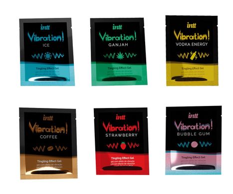 Набір пробників рідкого вібратора Intt Vibration Six Flavor Mix (12 по 5 мл) SO3803 фото