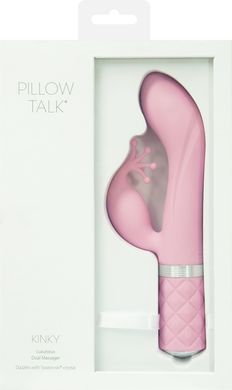 Роскошный вибратор-кролик Pillow Talk - Kinky Pink с кристаллом Сваровски, мощный SO2715 фото