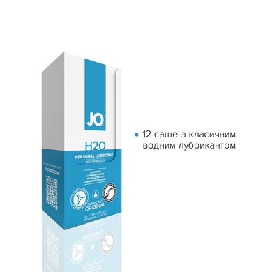 Набор лубрикантов Foil Display Box – JO H2O Lubricant – Original – 12 x 10ml SO6160 фото