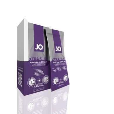 Набор лубрикантов Foil Display Box – JO Xtra Silky Silicone – 12 x 10ml SO6764 фото
