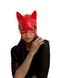 Лакированная маска "Кошка" D&A красная SO7517 фото 1