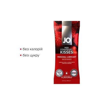 Набір лубрикантів Foil Display Box – JO H2O Lubricant – Strawberry – 12 × 10ml SO6161 фото