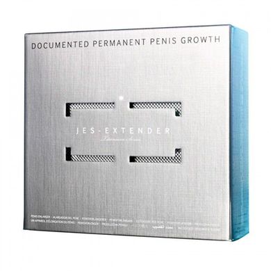 Екстендер для збільшення члена Jes-Extender Titanium, ремінцевий, алюмінієвий кейс SO2912 фото