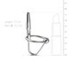 Уретральный стимулятор Sinner Gear Unbendable — Sperm Stopper Hollow Ring, 2 кольца (2,5 см и 3 см) SO4581 фото 4